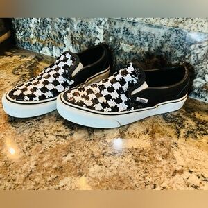 Vans checkered shoes 7.5